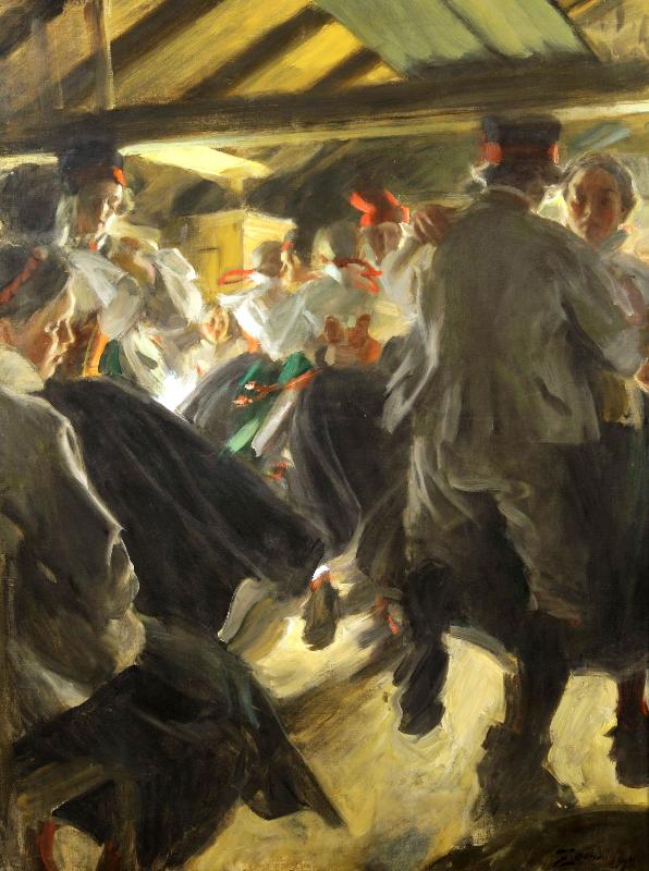 Anders Zorn Dance in the Gopsmorkate Germany oil painting art